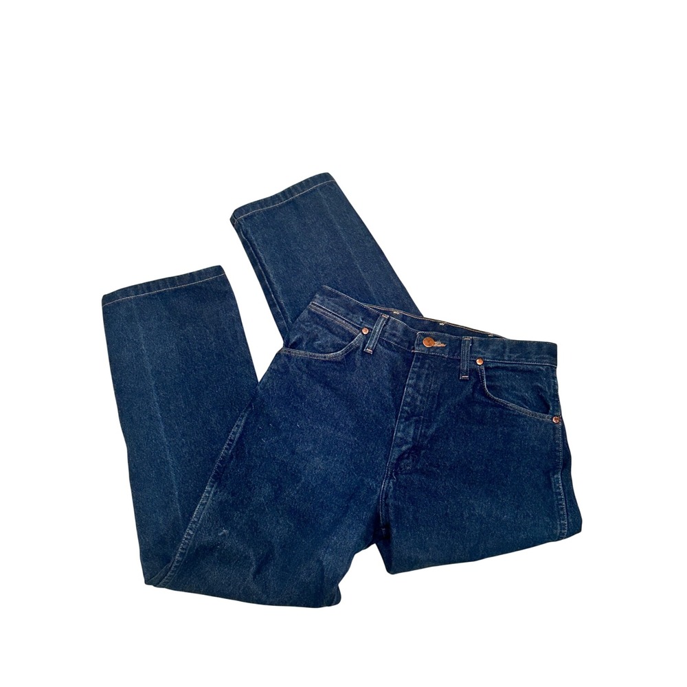 Wrangler Vintage 90s High Rise Jeans Straight Leg Mom Jeans Denim 9 x 30